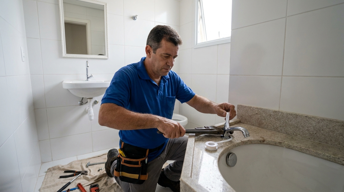 Instalação de torneira de cozinha em Juiz de Fora‑MG